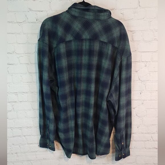 Men's Noble Outfitters longsleeve flannel, size 3XL - Picture 2 of 3